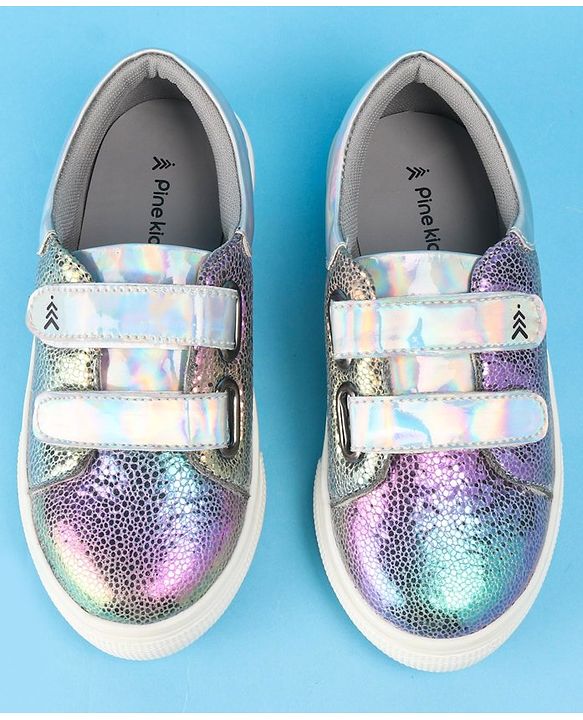 Pine Kids Casual Shoes with Velcro Closure - Multicolour