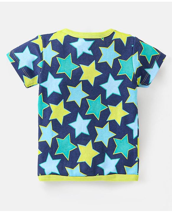 Babyhug Disney 100% Cotton Knit Half Sleeves Jhablas With Mickey Mouse Print Pack of 3 - Multicolour