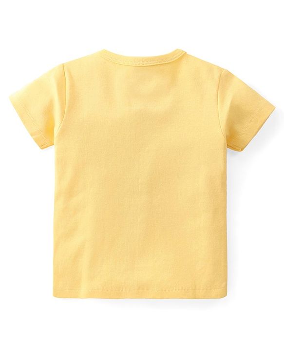 Babyhug Disney Cotton Interlock Half Sleeves Jhablas Winnie the Pooh Print Pack of 3 - Multicolour