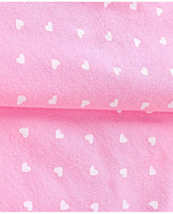 Babyhu Knit Terry Towel Polka Dot Print L 76.2 x B 76.2 cm - Pink
