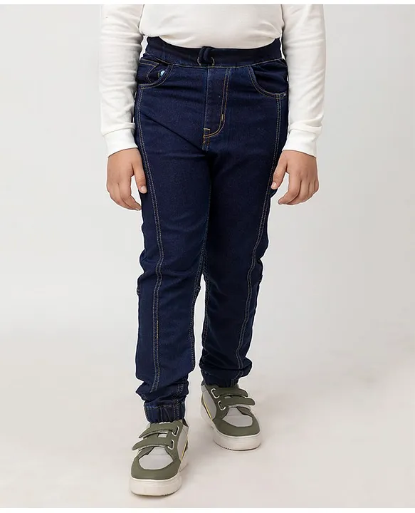 Buy LIFE Grey Solid Denim Regular Fit Boys Jeans | Shoppers Stop