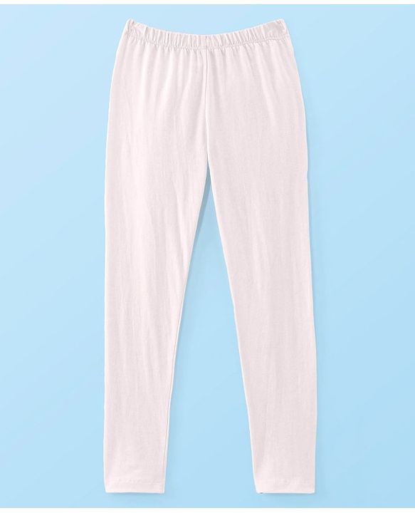 Babyhug Cotton Embroidered Half Sleeves Kurta & Knit Churidar Set With Crush Dupatta - White