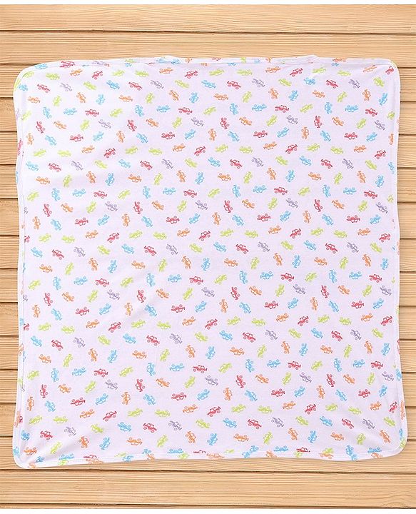 Babyhug Interlock Wrappers Pack of 3 L 76.2 x B 76.2 cm - Multicolour