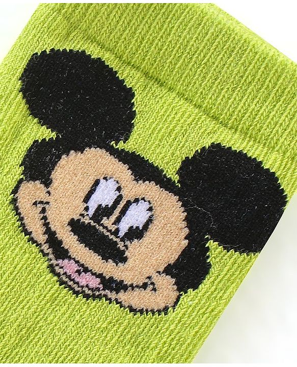 Cute Walk by Babyhug Disney Non Terry Anti-Bacterial Ankle Length Mickey Mouse Graphics Pack of 3- Multicolor