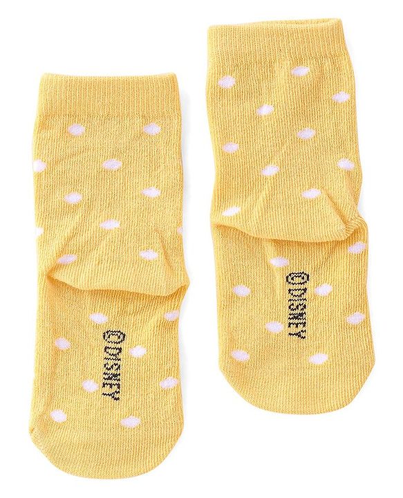 Cute Walk by Babyhug Disney Ankle Length Anti-Bacterial Princess Graphics Socks Pack of 3 - Multicolour