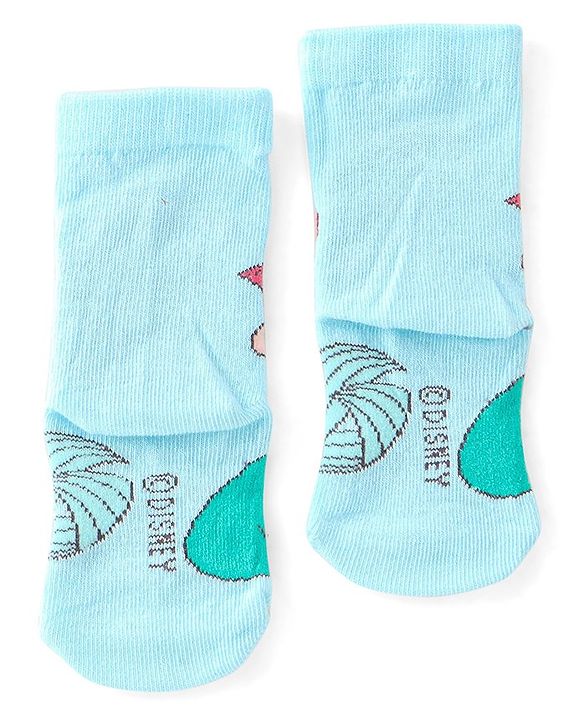 Cute Walk by Babyhug Disney Ankle Length Anti-Bacterial Princess Graphics Socks Pack of 3 - Multicolour