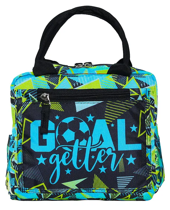 Echo Boomers Goal Print Insulated Tiffin Lunch Bags For Kids With