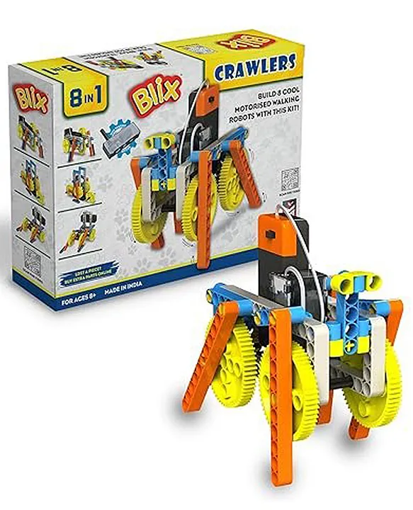 Blix Crawlers Educational DIY Building Set Multicolour 78 Pieces