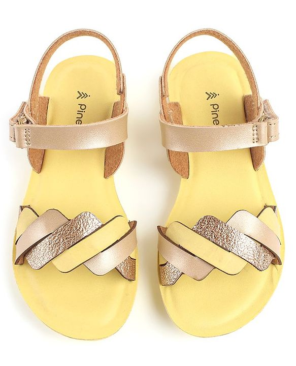 Pine Kids Sandals With Velcro Closure - Fuchsia