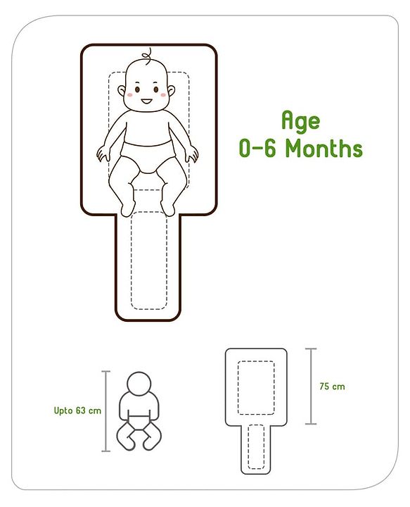 Babyhug 3 in 1 Baby Carry Nest Cum Sleeping Bag Little Princess Embroidery - Pink