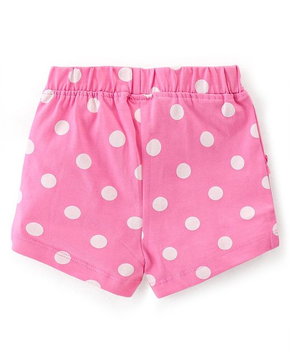 Babyhug Single Jersey Mid Thigh Length Shorts With Pineapple Print Pack of 2 - Multicolour