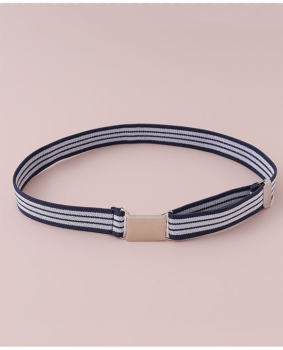 Babyhug Free Size Striped Belt - Navy Blue