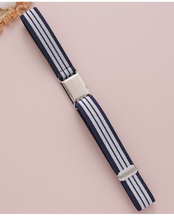 Babyhug Free Size Striped Belt - Navy Blue