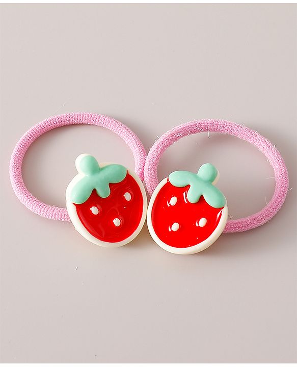 Babyhug Rubber Bands & Scrunchies Sets Pack of 10 -multicolor