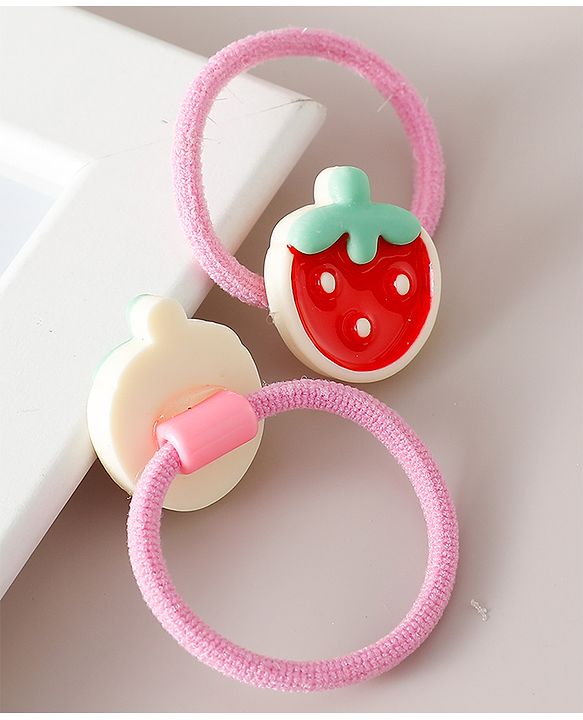 Babyhug Rubber Bands & Scrunchies Sets Pack of 10 -multicolor