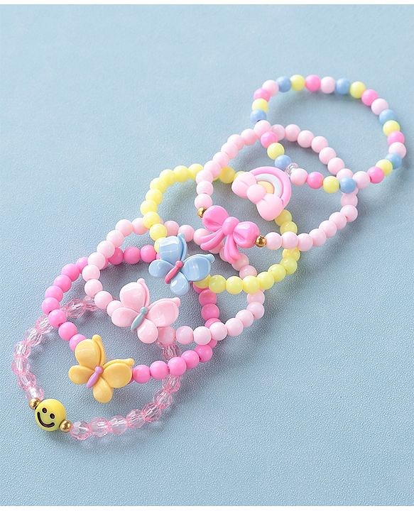 Babyhug Free Size  Bracelets & Bangles Pack of 6 - Multicolor