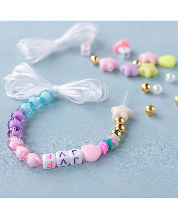 Babyhug DIY Jewellery Kit with Threads- Multicolor