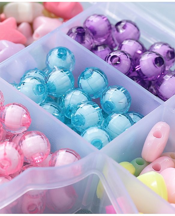 Babyhug DIY Jewellery Kit with Threads- Multicolor
