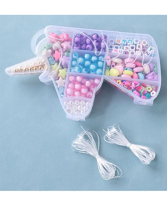 Babyhug DIY Jewellery Kit with Threads- Multicolor