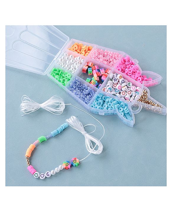 Babyhug DIY Jewellery Kit with Threads- Multicolor