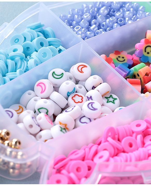 Babyhug DIY Jewellery Kit with Threads- Multicolor