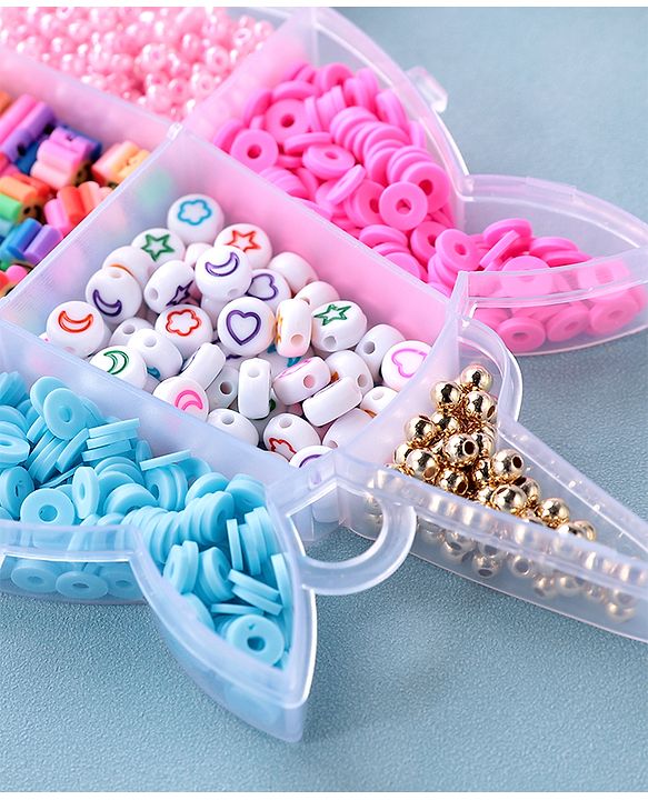 Babyhug DIY Jewellery Kit with Threads- Multicolor