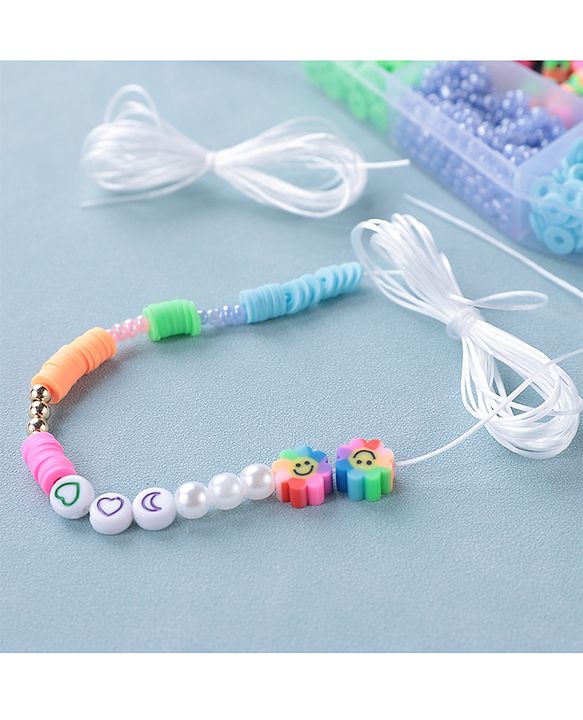 Babyhug DIY Jewellery Kit with Threads- Multicolor