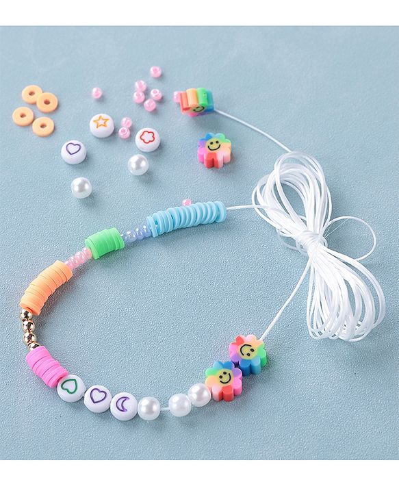 Babyhug DIY Jewellery Kit with Threads- Multicolor