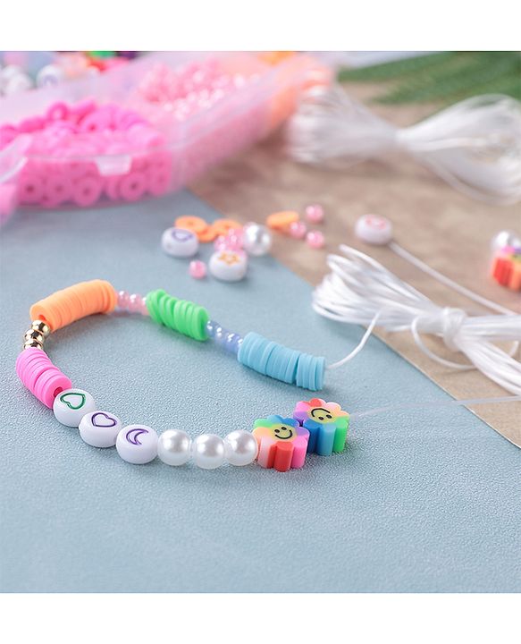 Babyhug DIY Jewellery Kit with Threads- Multicolor