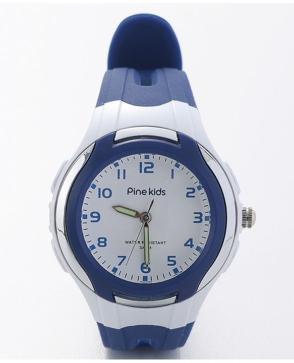 Pine Kids Free Size Analog Watch- Black