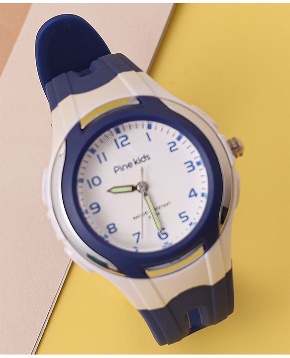 Pine Kids Free Size Analog Watch- Black