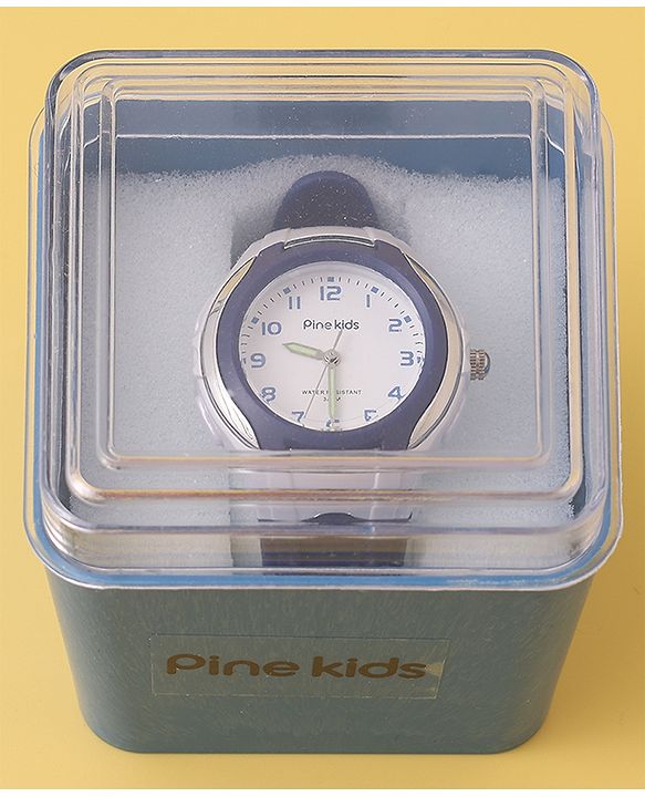 Pine Kids Free Size Analog Watch- Black