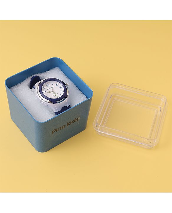 Pine Kids Free Size Analog Watch- Black
