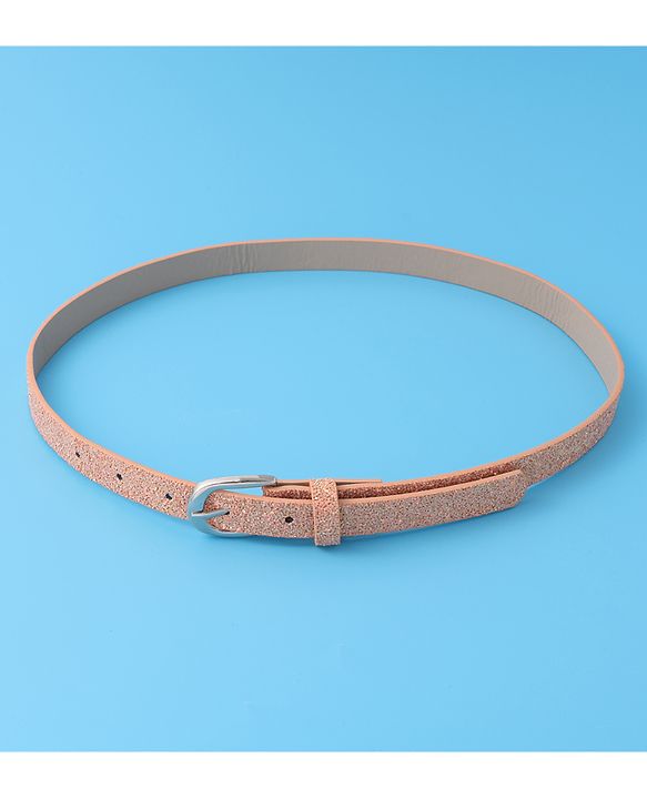 Pine Kids Belts with Sequin Design   - Peach