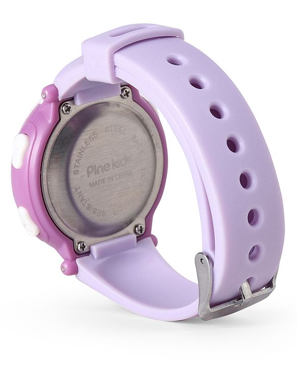 Pine Kids Free Size Digital Watch- Purple
