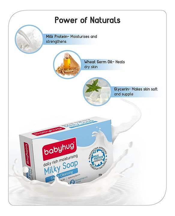 Babyhug Daily Rich Moisturising Milky Soap - 25 g
