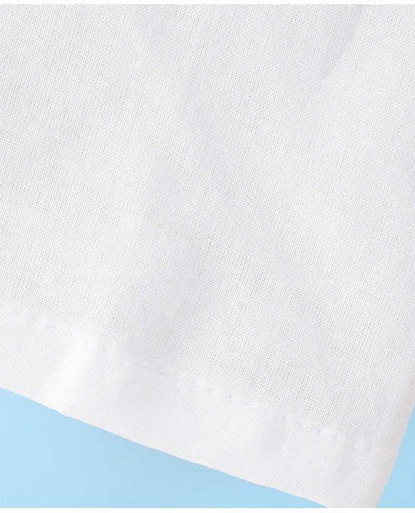 Babyhug 100% Cotton Woven Side Tie Knot Jhablas Pack of 3 - White