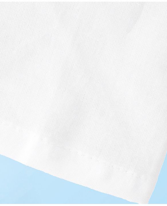 Babyhug 100% Cotton Woven Back Tie Knot Jhablas Pack of 5 - White