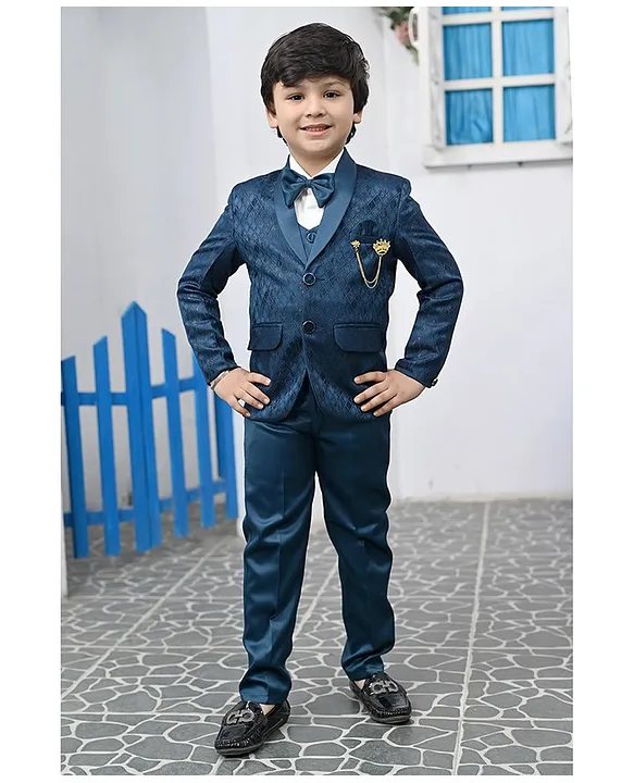 Buy BT Dezines Kids 5 Piece Coat Pant Suit Set For Boys (4-5 Years