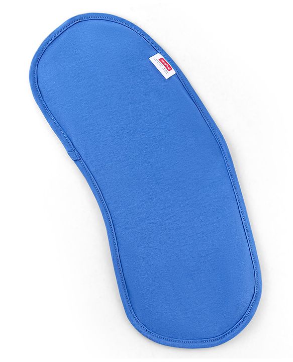 Babyhug Cotton Double Layered Burp Cloth Pack of 2- Blue & Yellow