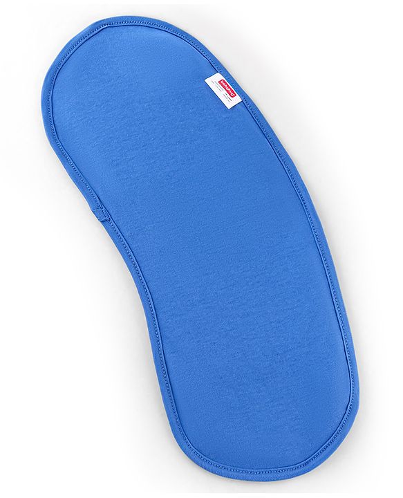 Babyhug Cotton Double Layered Burp Cloth Pack of 2- Blue & Yellow