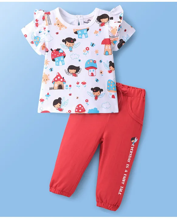 Buy Doodle Poodle 100% Cotton Half Sleeve Fairy Printed TShirt