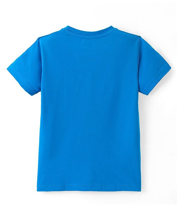 Pine Kids Cotton Half Sleeves T-Shirts Beach & Robot Print Pack of 5 - Multicolor