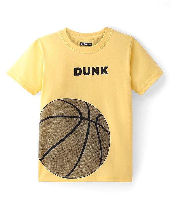 Pine Kids Cotton Knit Half Sleeves Surfing & Gaming Console Printed T-Shirts Pack of 5 - Multicolour