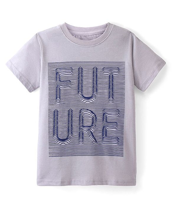 Pine Kids Cotton Knit Half Sleeves Surfing & Gaming Console Printed T-Shirts Pack of 5 - Multicolour