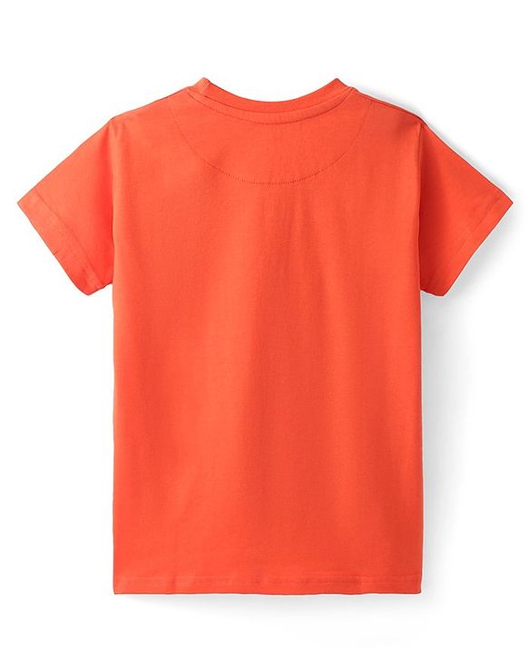 Pine Kids Cotton Knit Half Sleeves Balls & Text Printed T-Shirts Pack of 5- Multicolour