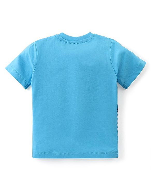 Babyhug Cotton Knit Half Sleeves T-Shirt with Boat  Graphics Pack of 3 - Multicolour
