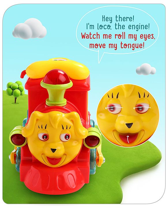 Babyhug 6 in 1 Puppy Musical Bump & Go Car with moving Ear & Eyes| Lights & Music| Dial Phone |Animal Shape Sorter For Toddlers and Kids| BIS Certified| Storage| Time Telling| Cause & Effect - Yellow