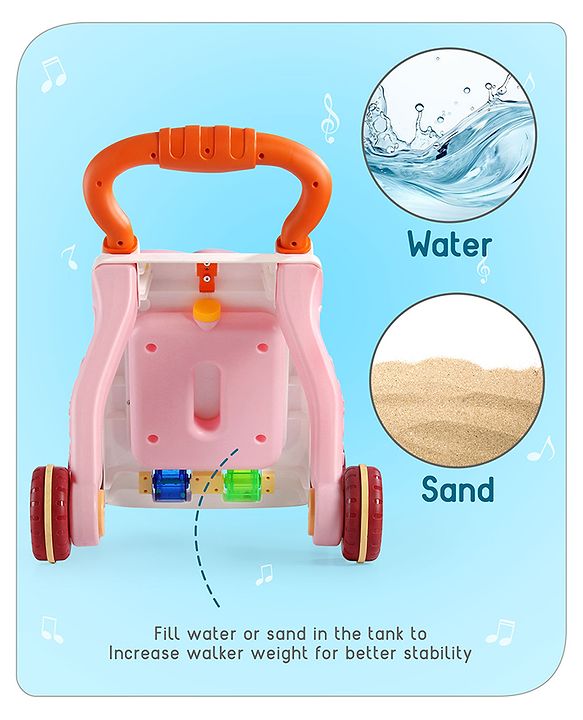 Babyhug Premium Puppy Push Walker for Kids- Green| Activity Walker with Music & Light for Toddlers| Sit to Stand Multi Activity Walker| Interactive Learning Toy for 9 Months to 3 Year Kids| BIS Certified