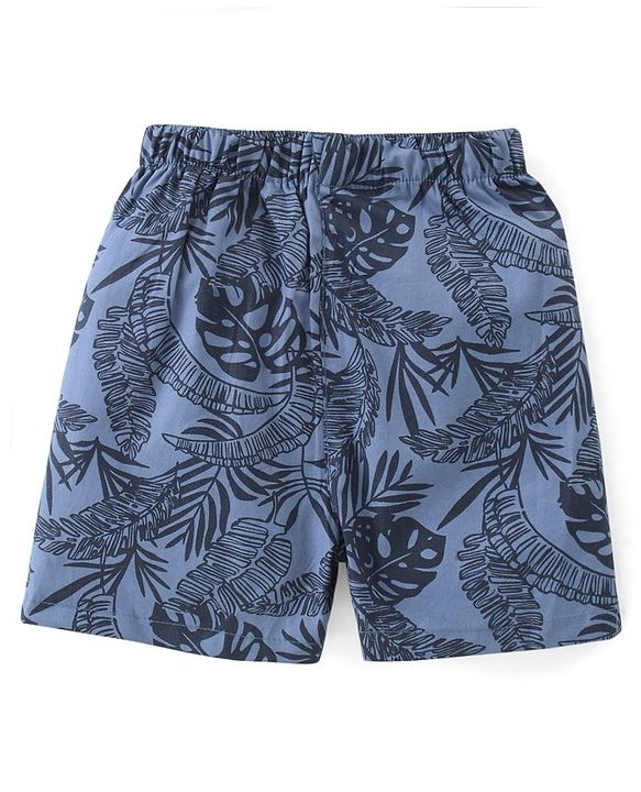 Babyhug Woven Boxers Boat Print Pack of 3 - Multicolor